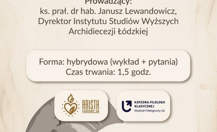 plakat dotyczący wydarzenia Iliada. Homeryckie wzorce bohaterów. 