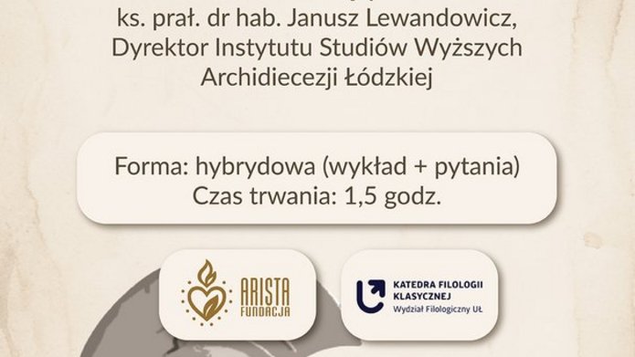 plakat dotyczący wydarzenia Iliada. Homeryckie wzorce bohaterów. 
